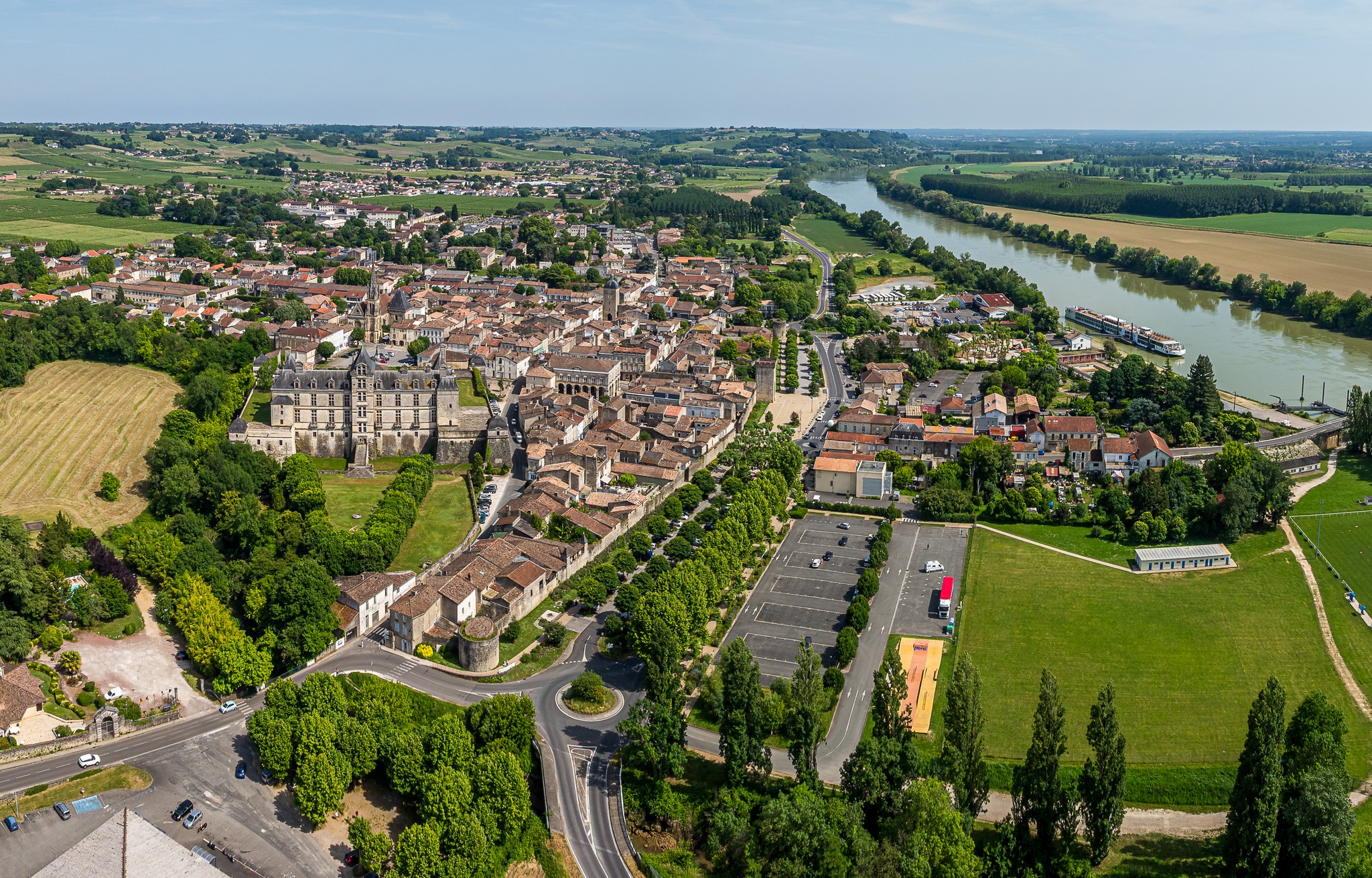 Cadillac vue du ciel