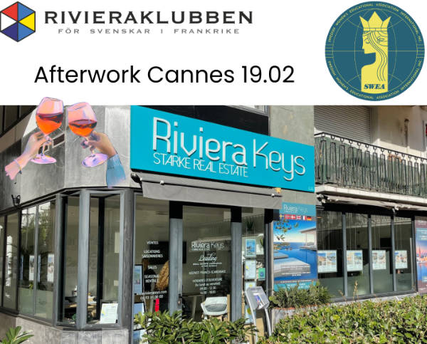 Guests gathered at the Riviera Keys after-work evening in Cannes