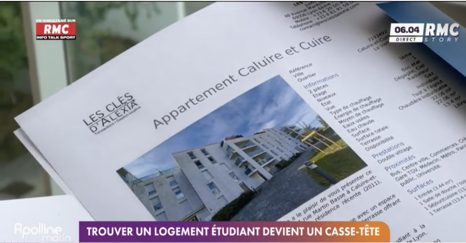 Vidéo RMC - Trouver un logement étudiant