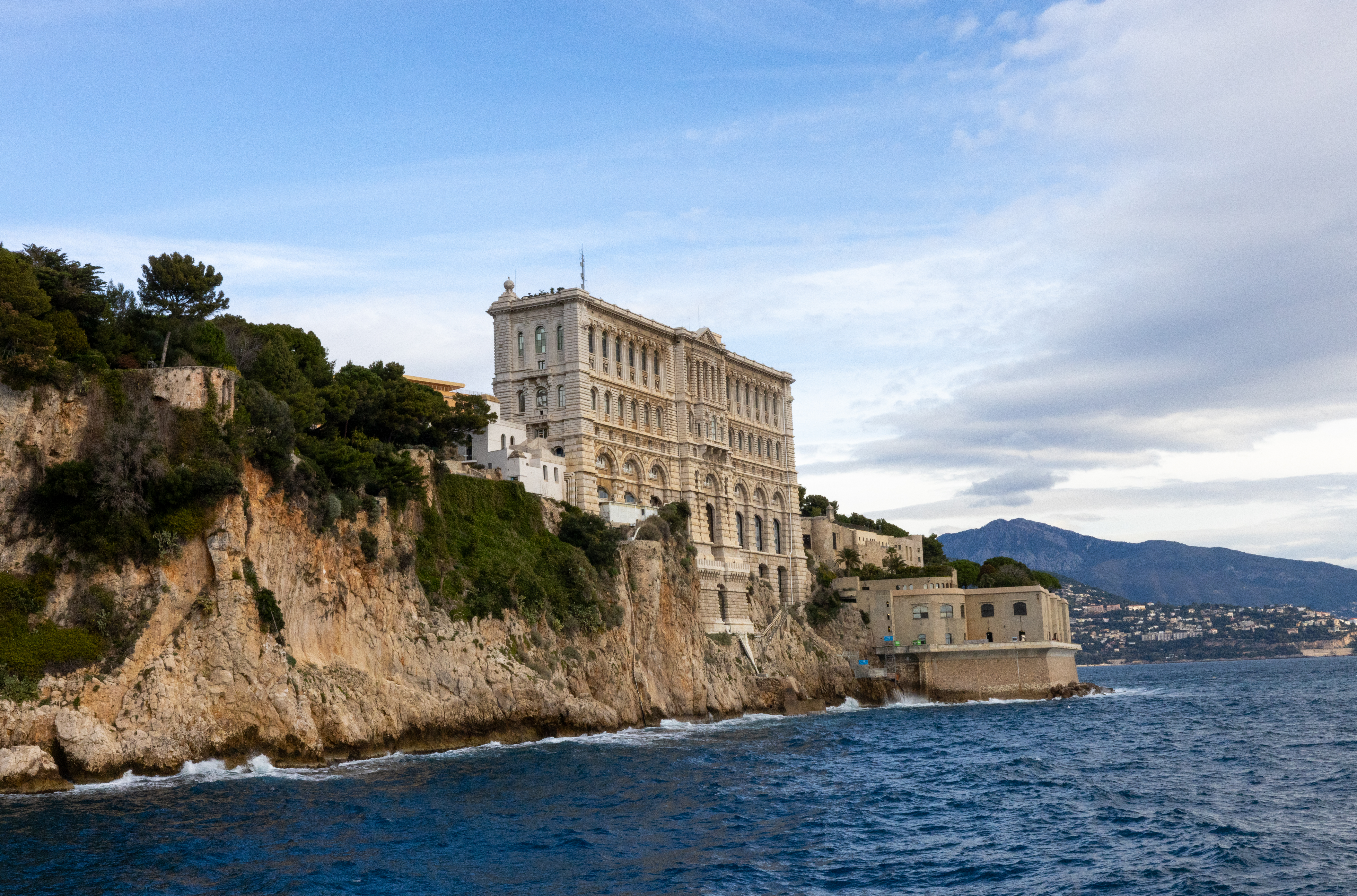 View of  the Monaco's oceanographic museum
