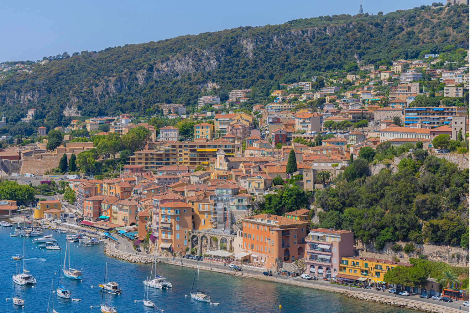 vista sul porto di villefranche-sur-mer