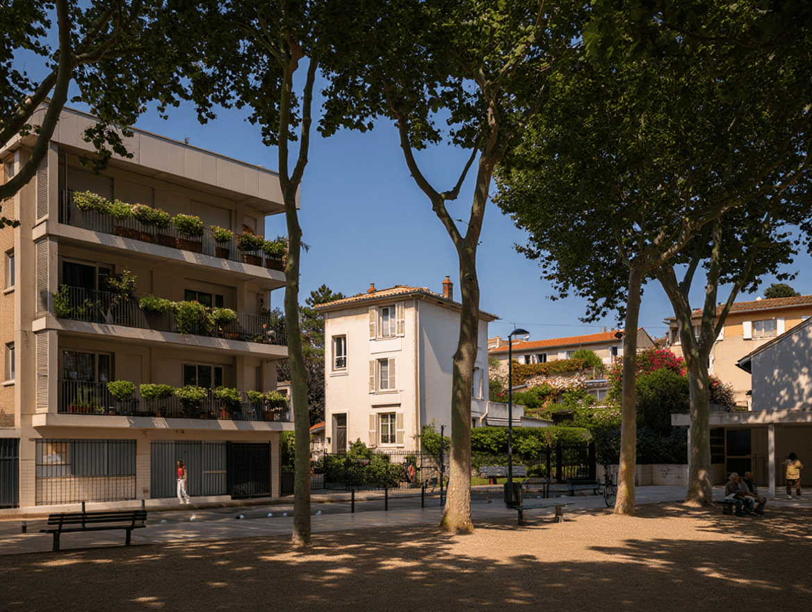 Agence immobilière moderne à Marseille 13010 avec façade vitrée