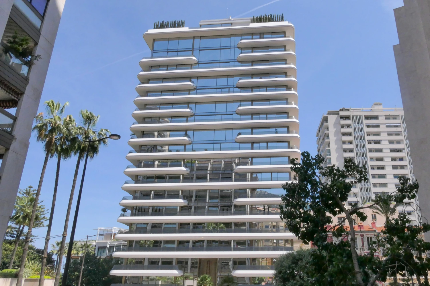 View of the 26 Carré d’Or building in Monaco