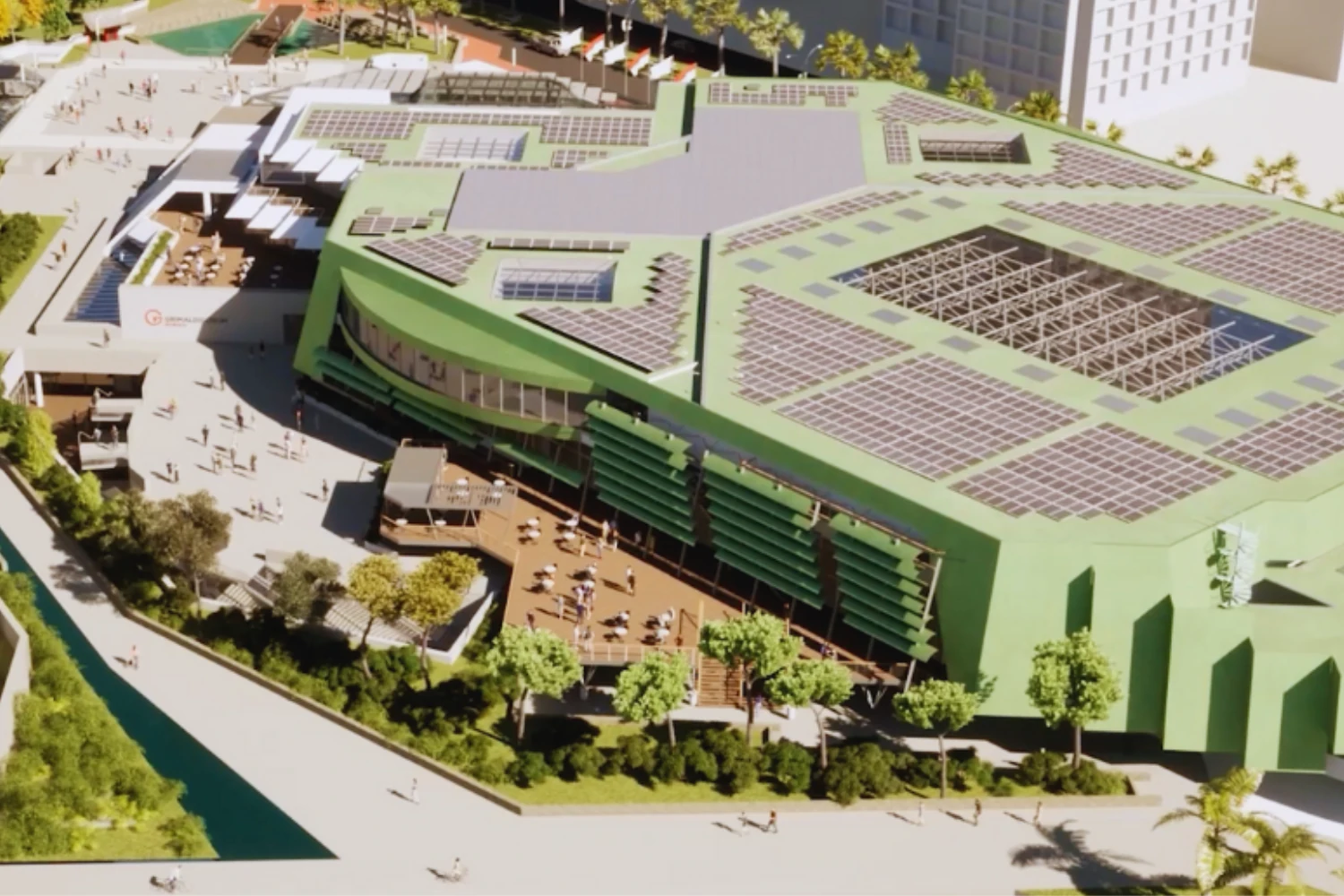 Extension of the Grimaldi Forum of Monaco planned for 2025.
