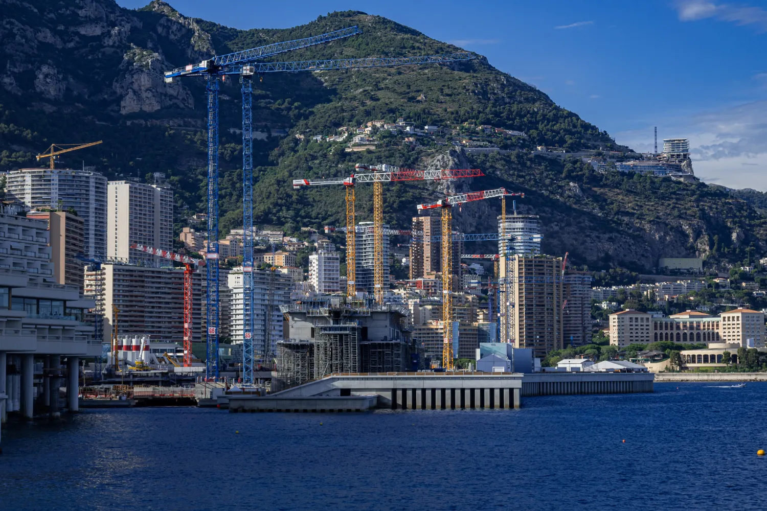 Anse du portier in construzione